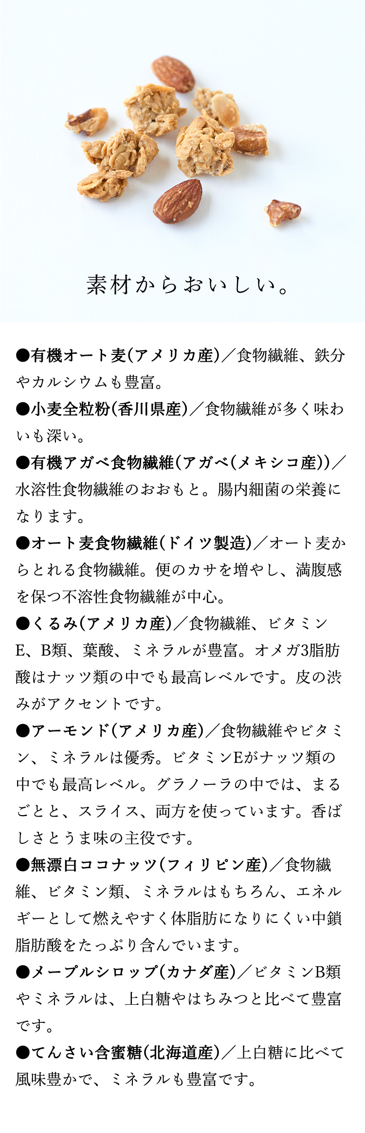 素材からおいしい